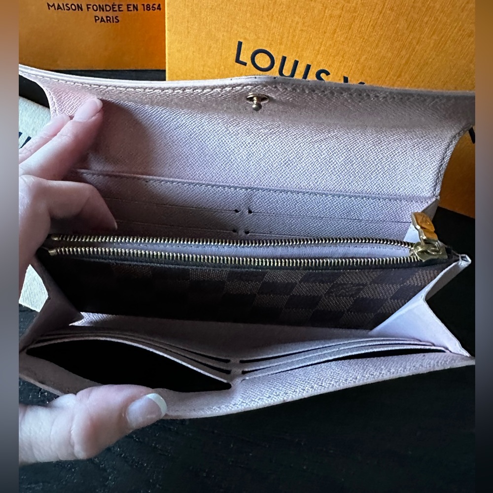 Louis Vuitton PF Sarah Wallet N60249 Authentic - Picture 4 of 6